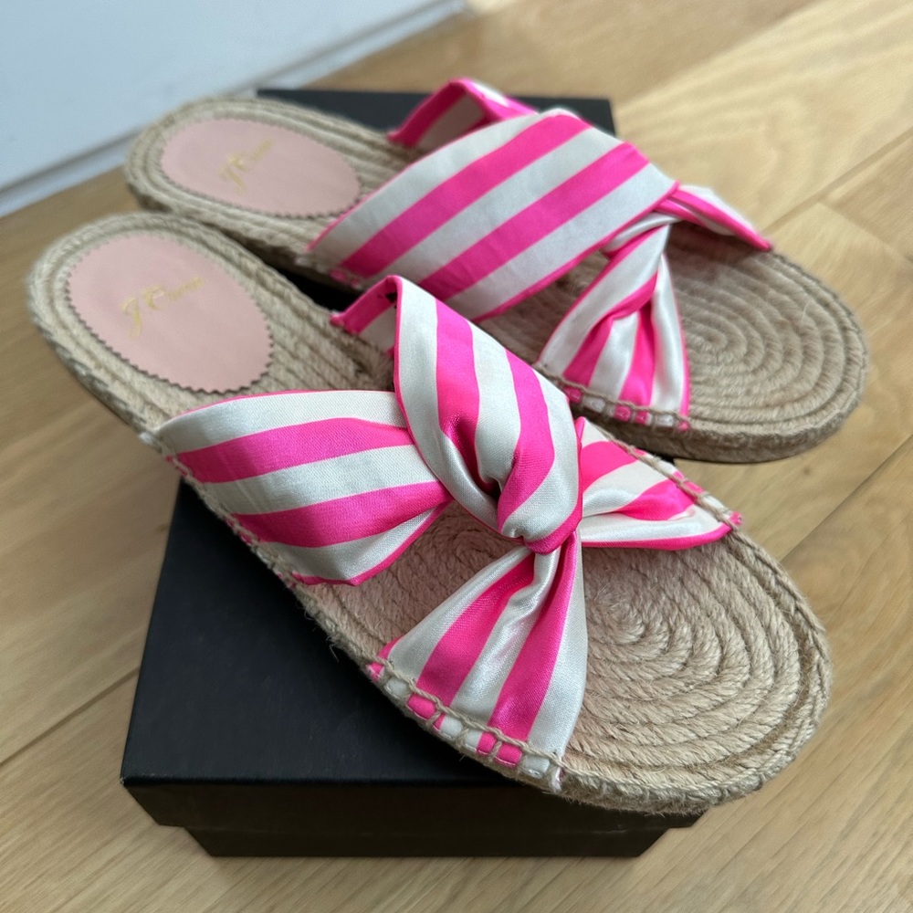 J crew espadrille flats 7.5 NEW NIB